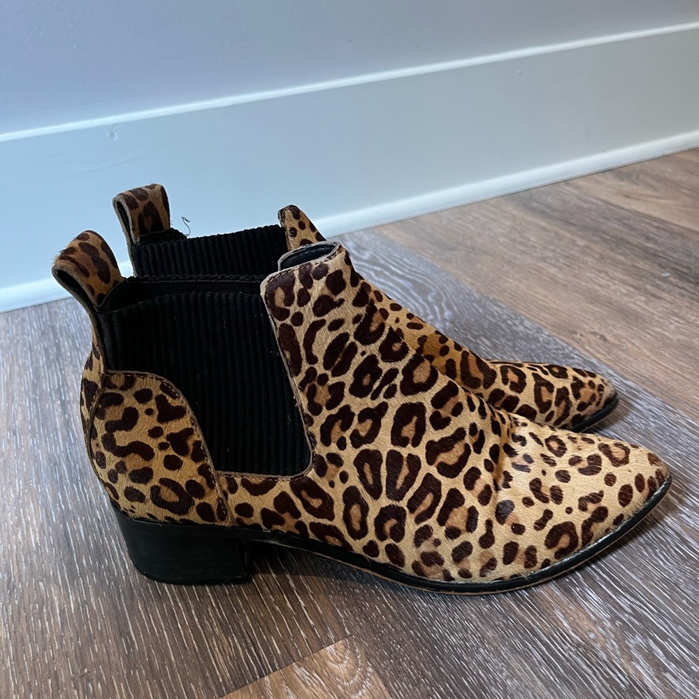 Dolce vita animal skin booties